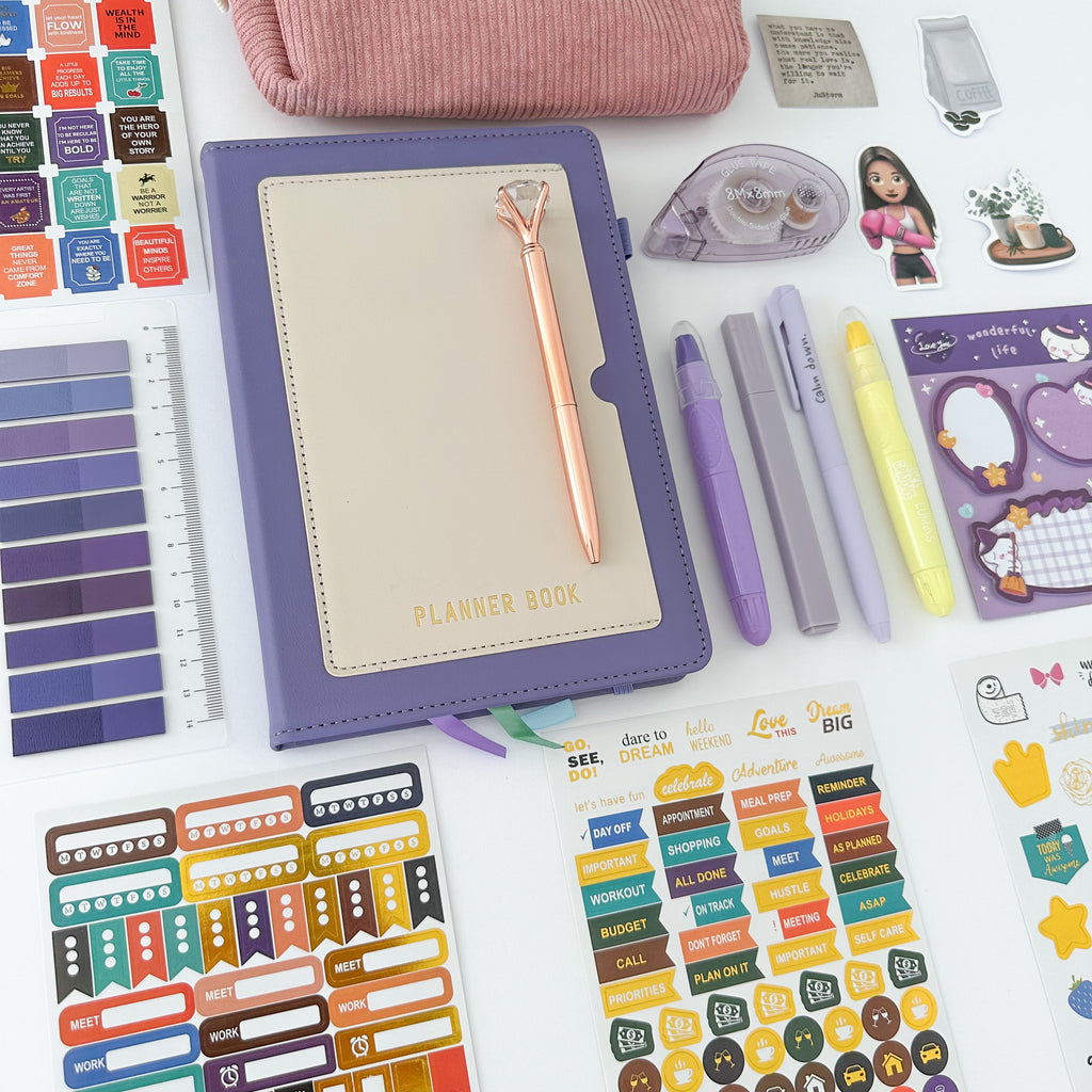 💜 Lavender Planner Bundle — Soft Focus, Gentle Calm