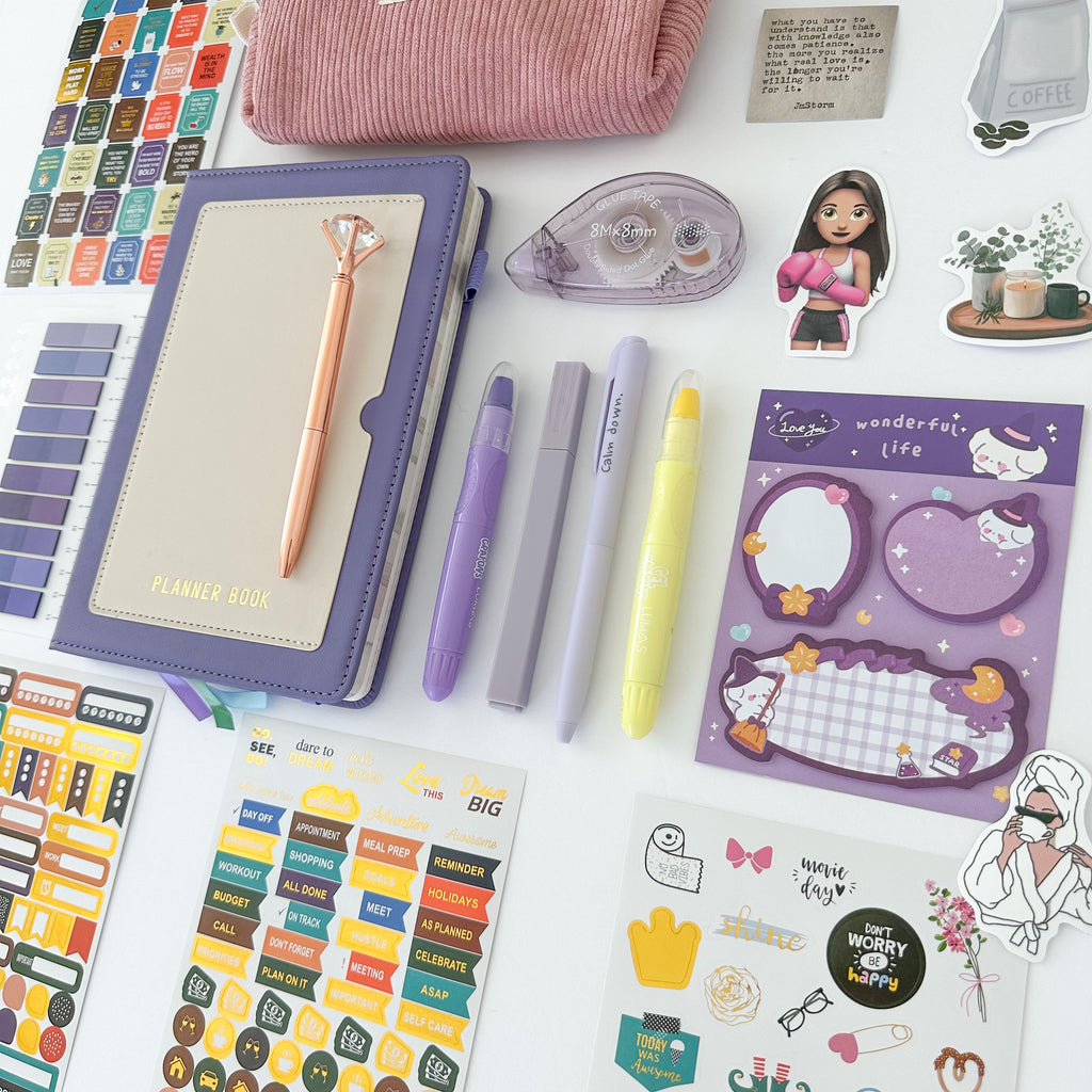 💜 Lavender Planner Bundle — Soft Focus, Gentle Calm