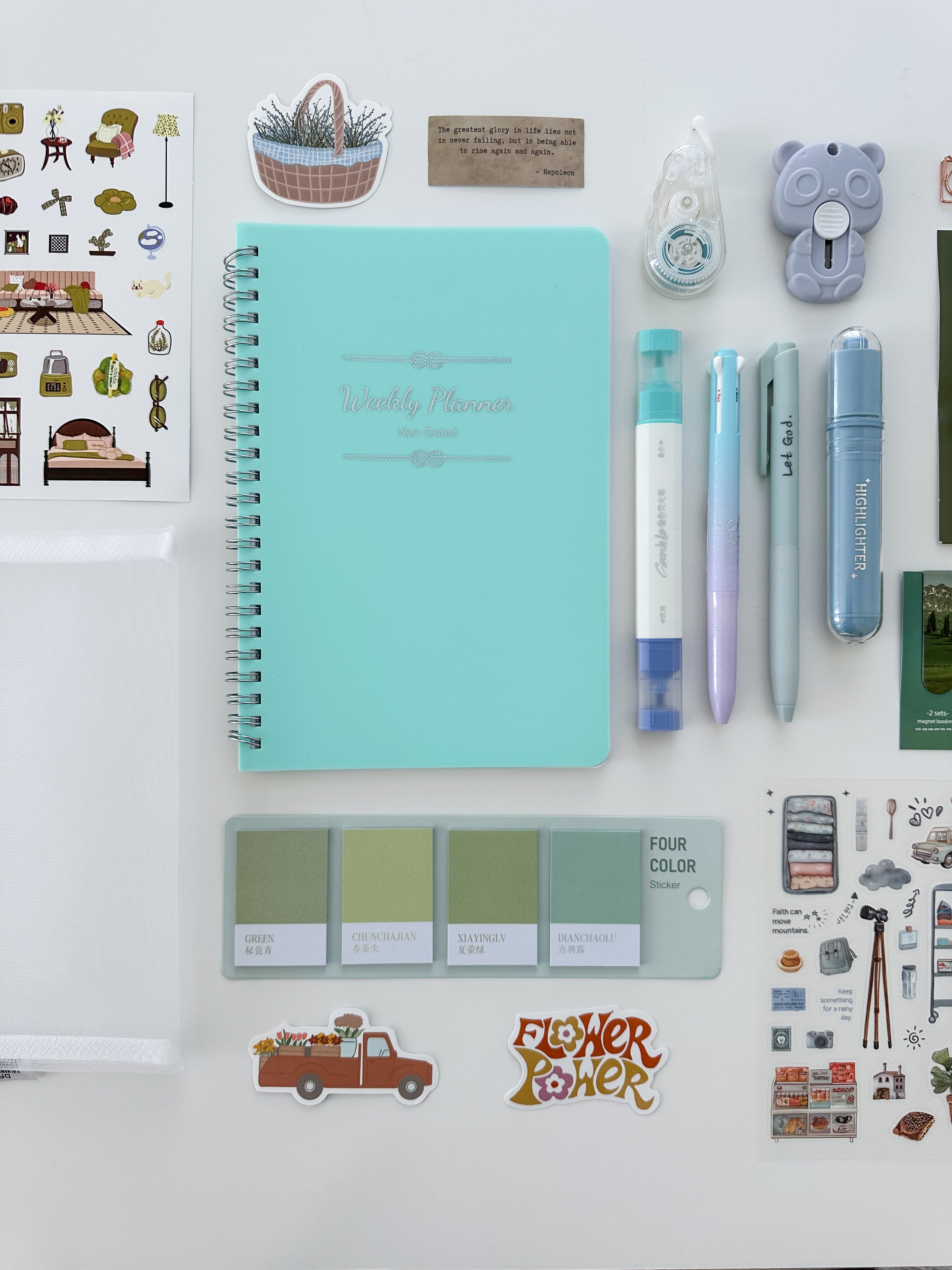 🍃 Mint Cloud Planner Bundle