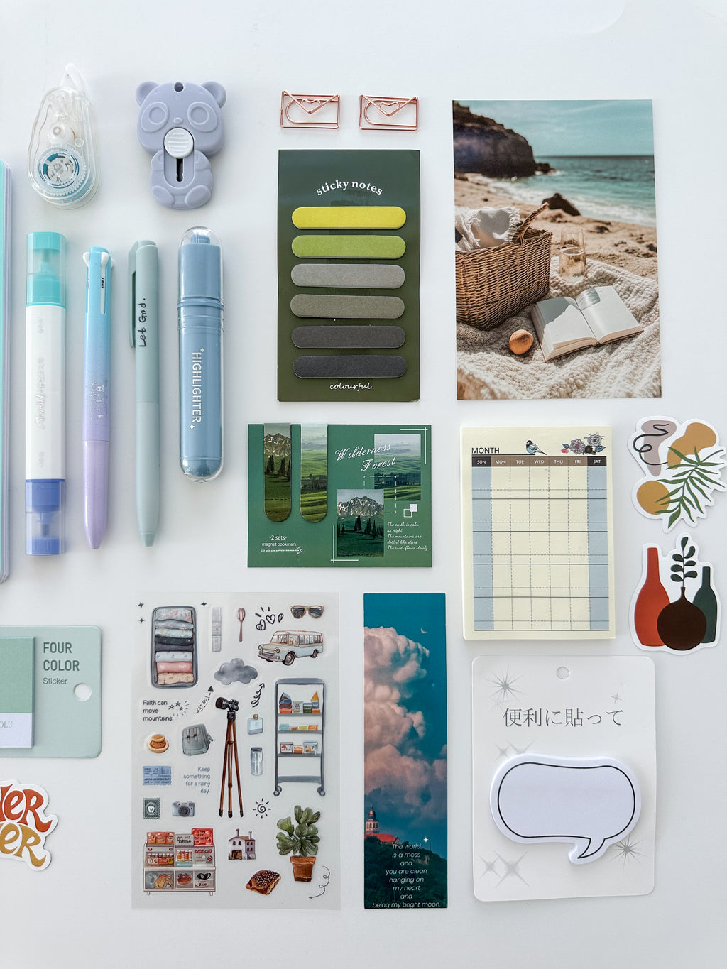 🍃 Mint Cloud Planner Bundle