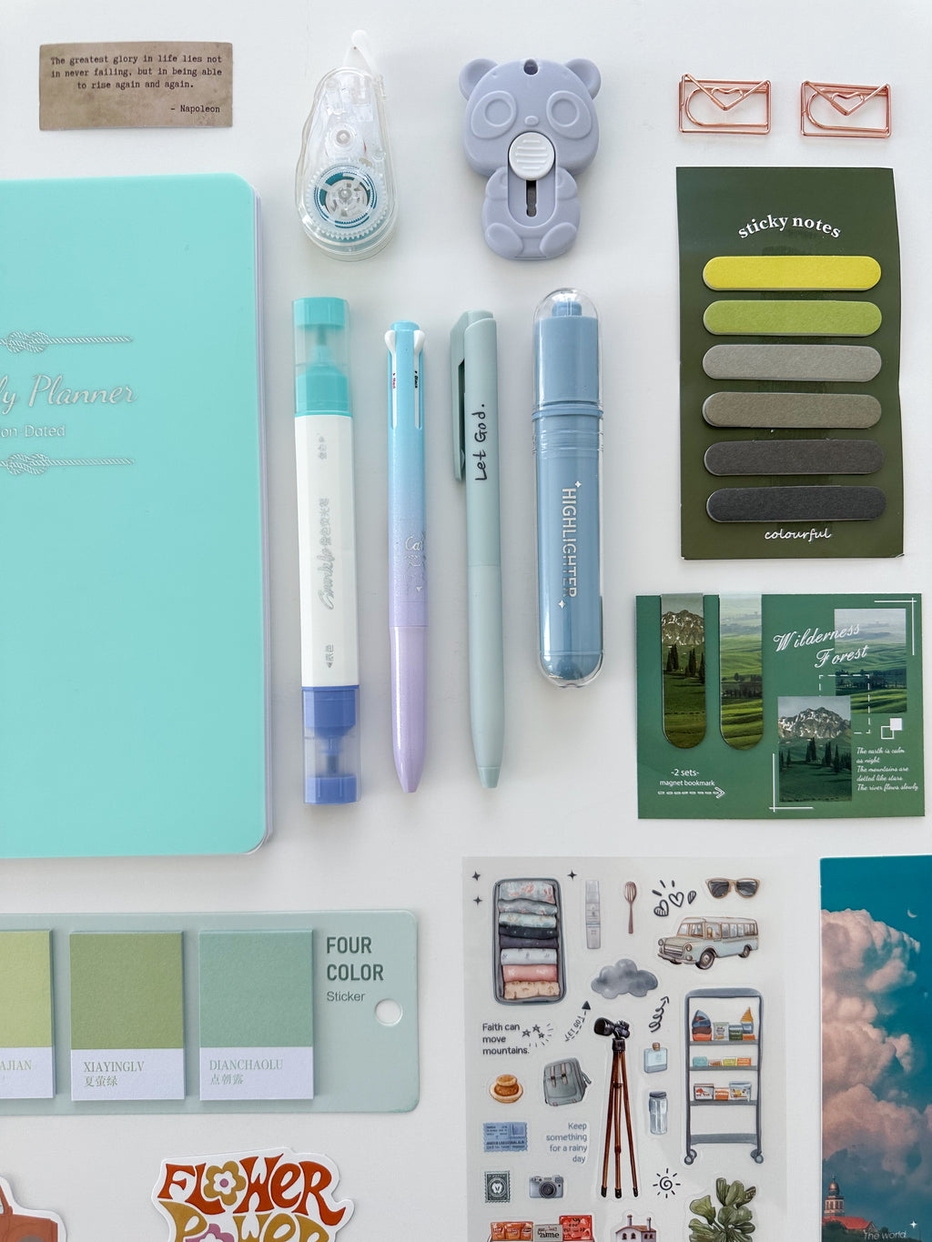🍃 Mint Cloud Planner Bundle