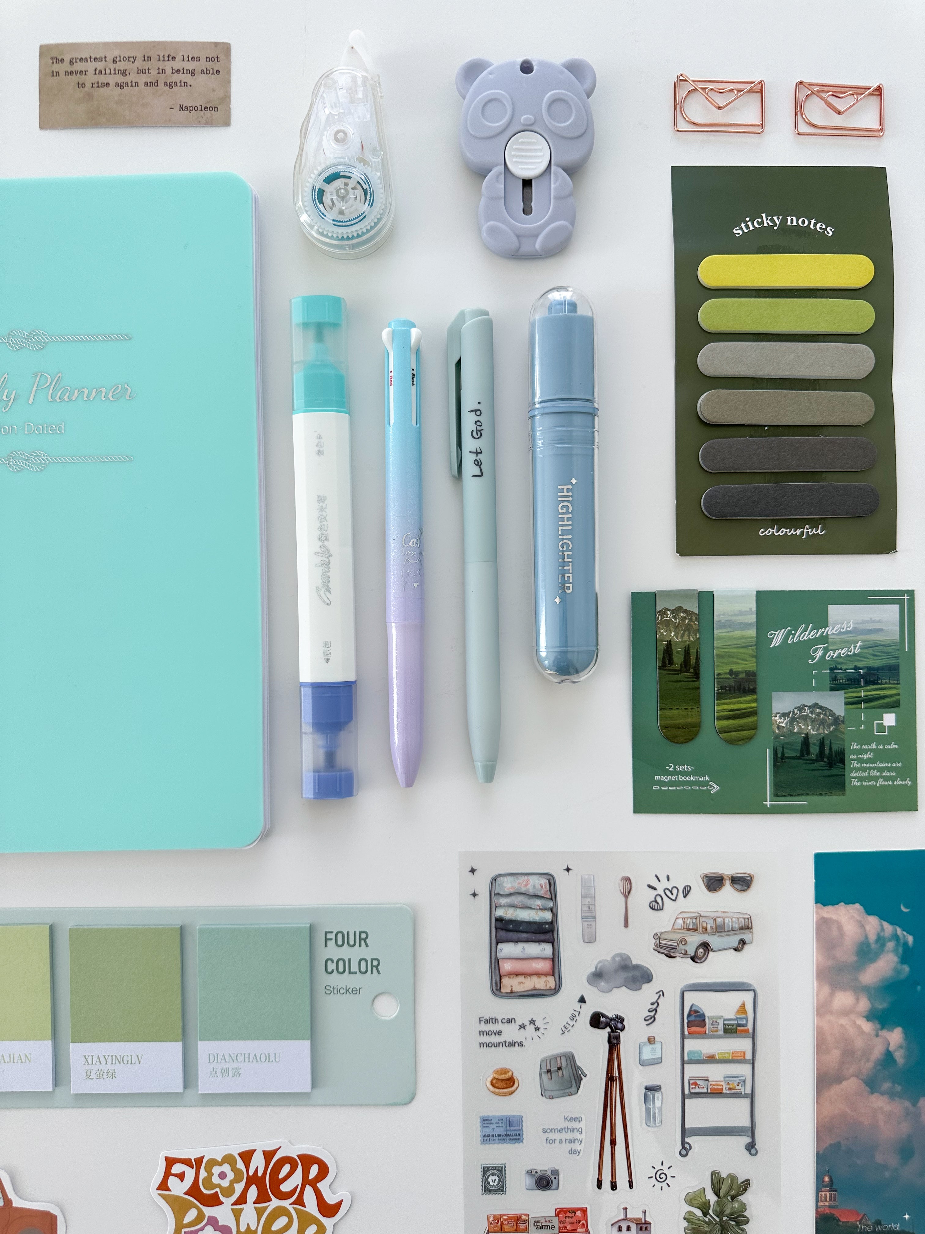 🍃 Mint Cloud Planner Bundle