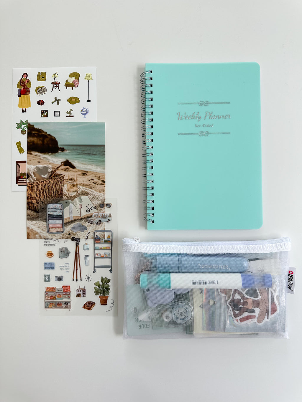 🍃 Mint Cloud Planner Bundle