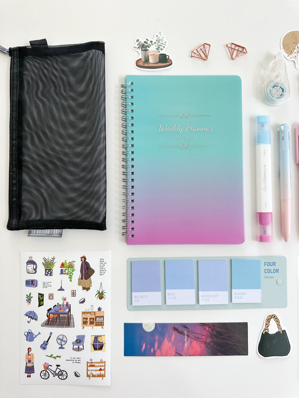 🩵 Dreamy Skies Planner Bundle