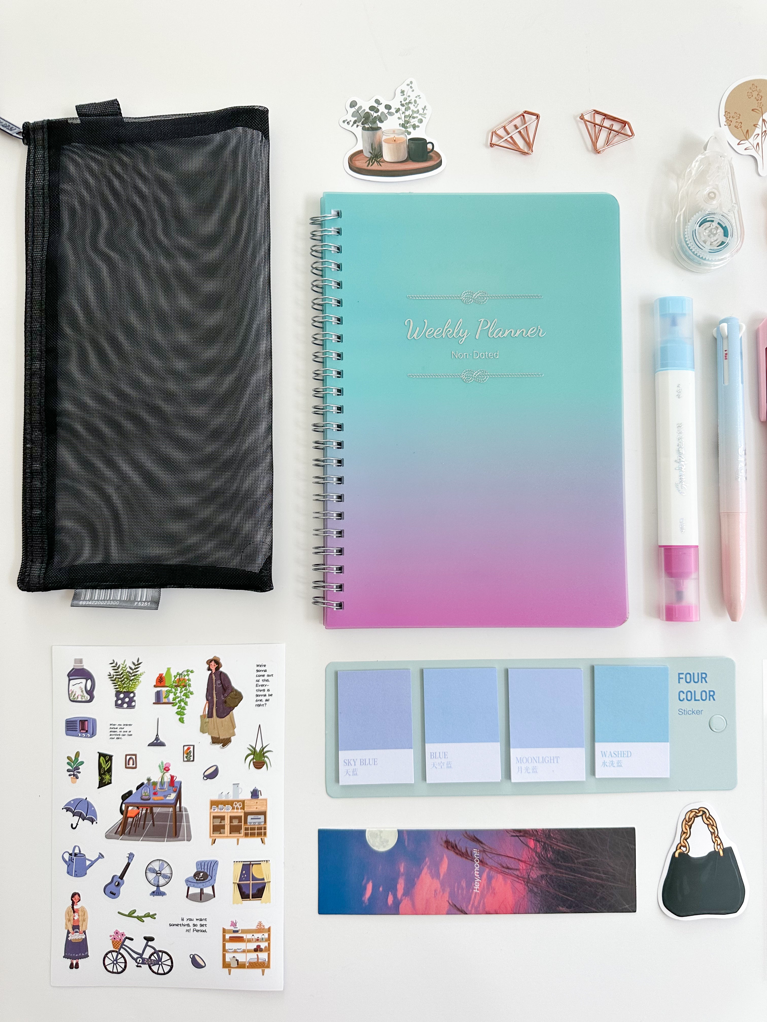 🩵 Dreamy Skies Planner Bundle