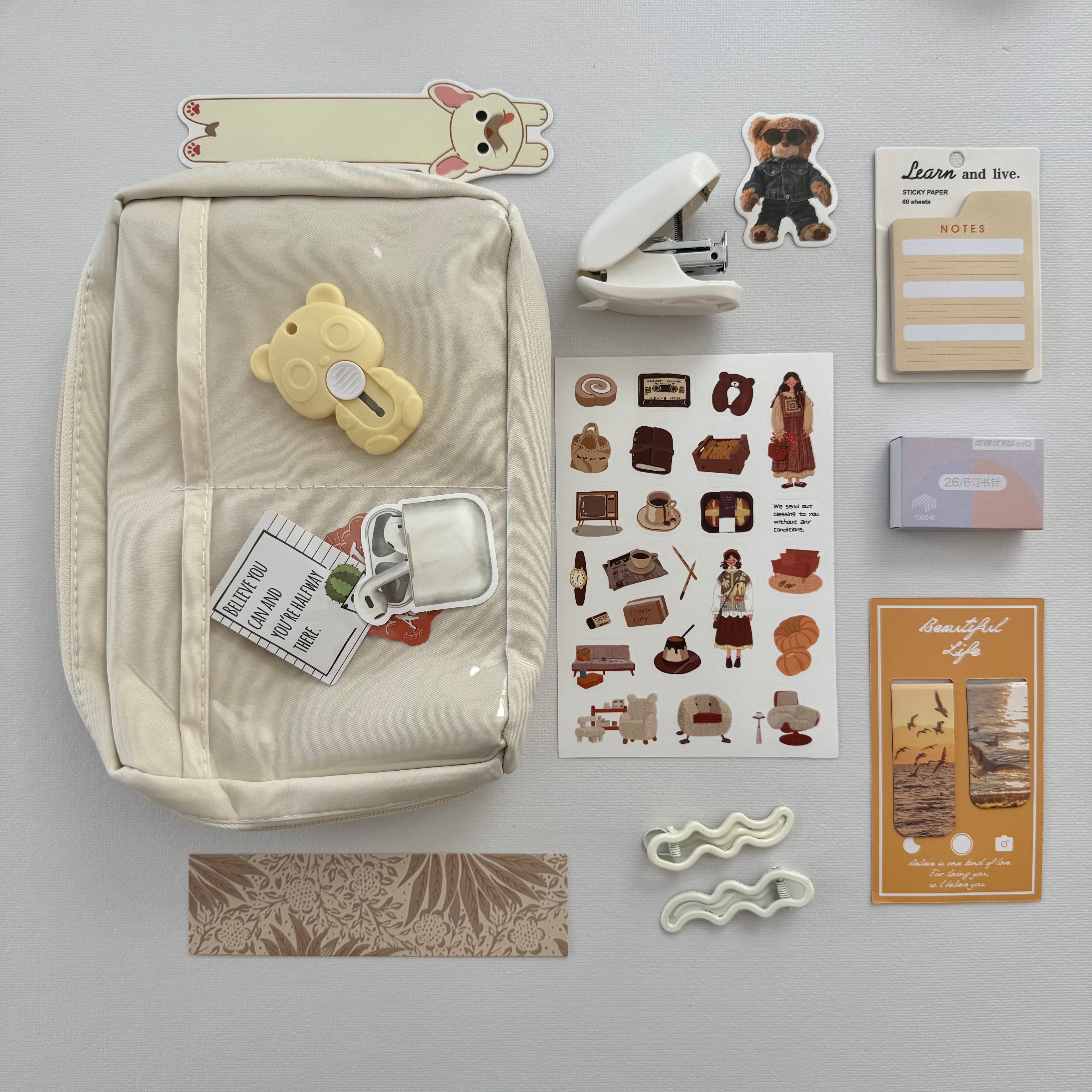 🤍 Ivory Cream Bundle — Warm Simplicity, Soft Ease