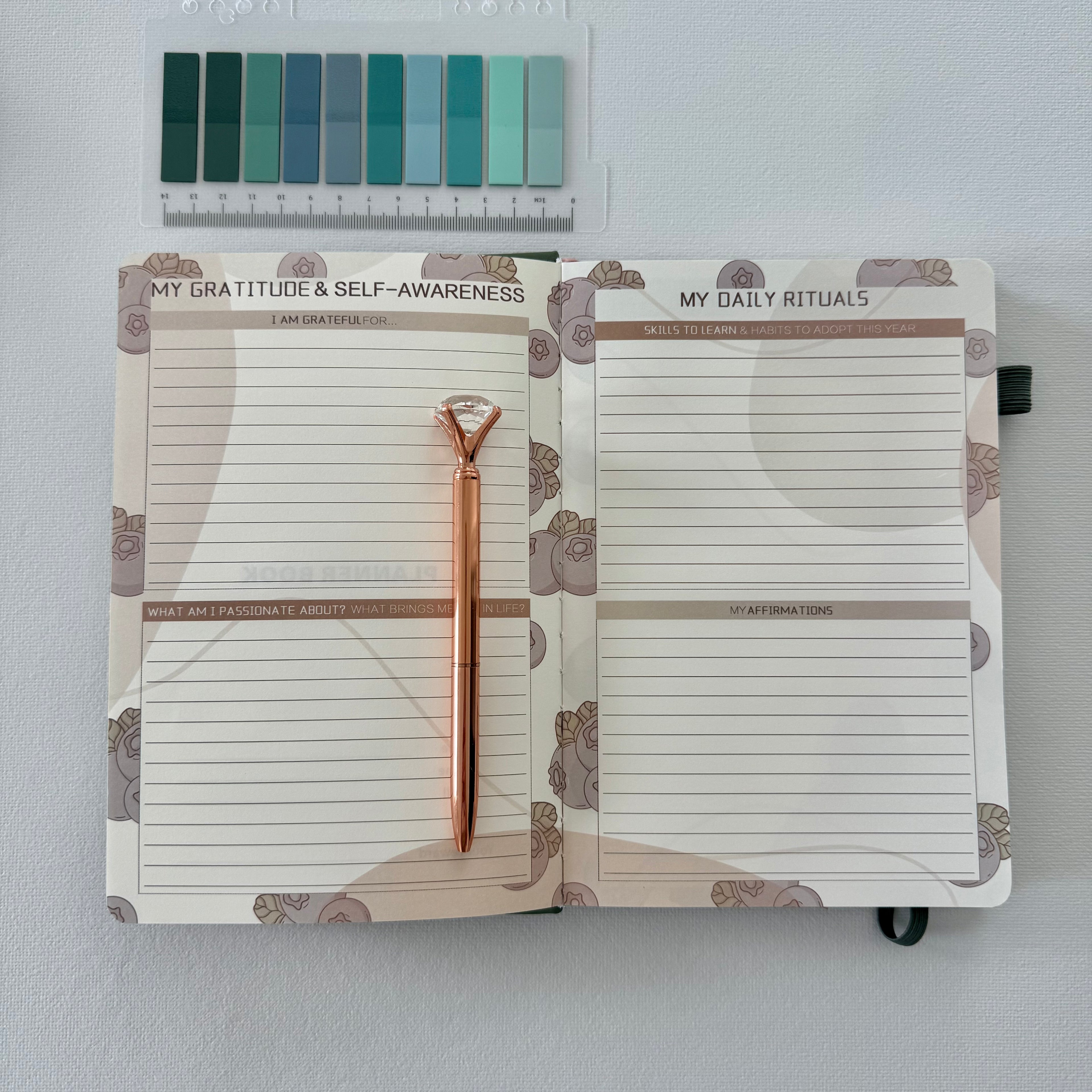 💚 Green Planner Bundle — Calm Focus, Fresh Clarity