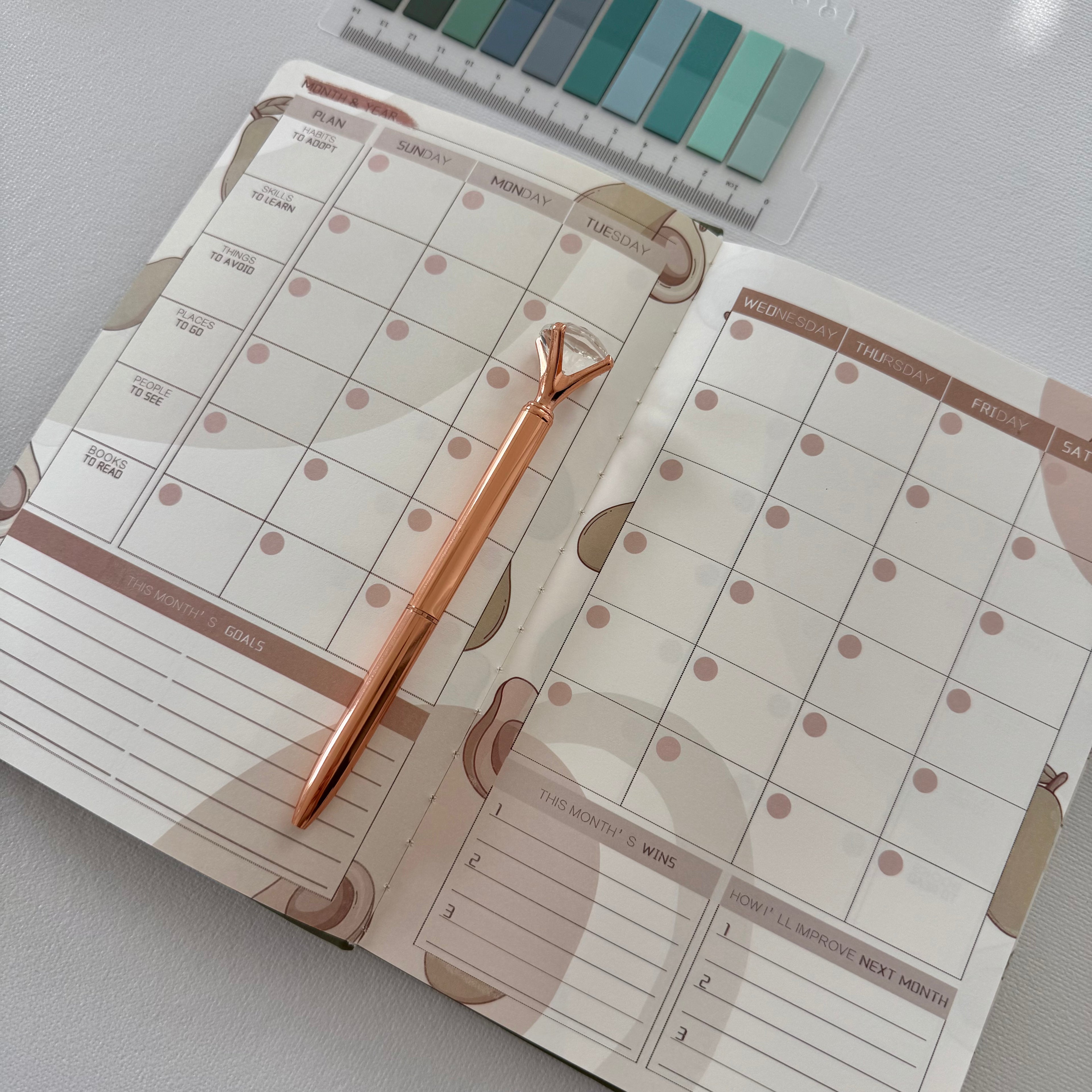 💚 Green Planner Bundle — Calm Focus, Fresh Clarity