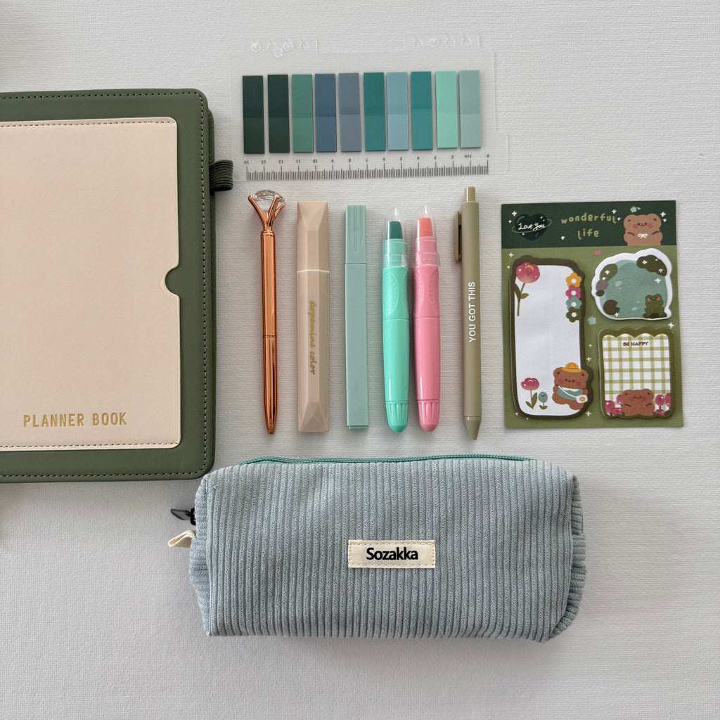 💚 Green Planner Bundle — Calm Focus, Fresh Clarity