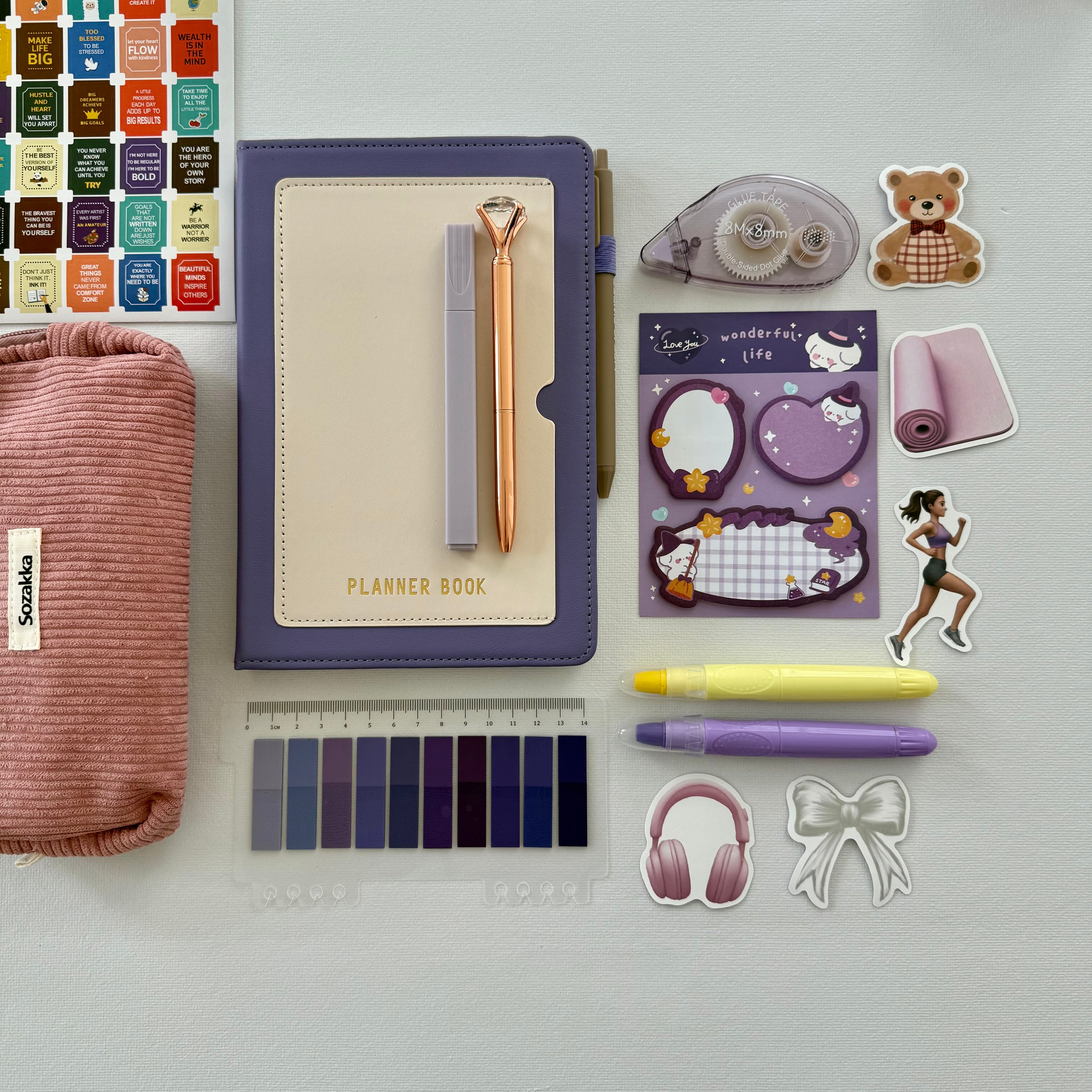 💜 Lavender Planner Bundle — Soft Focus, Gentle Calm