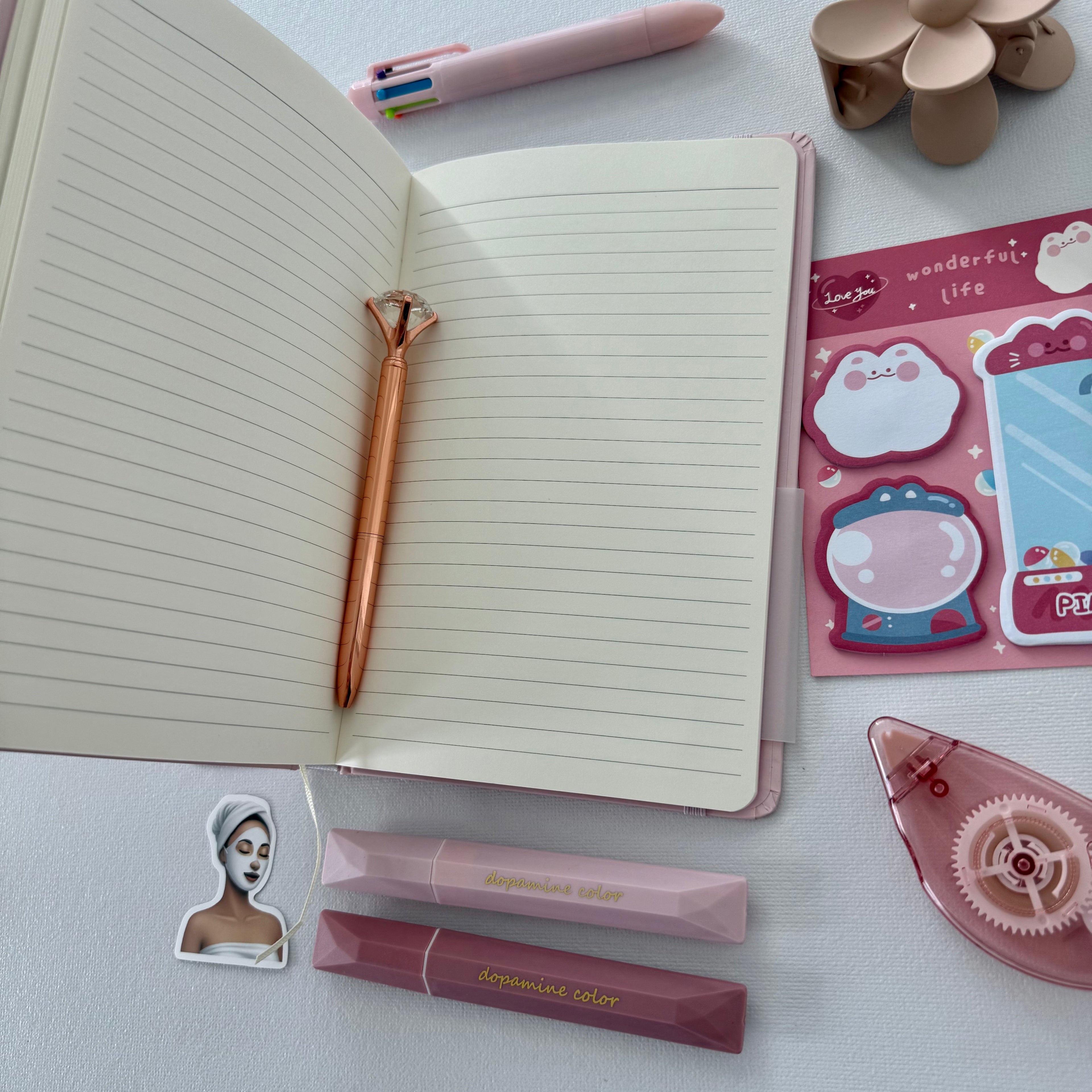 💗 Pink Planner Bundle — Soft Focus, Cozy Joy