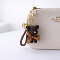 Textured Brown Bear Charm