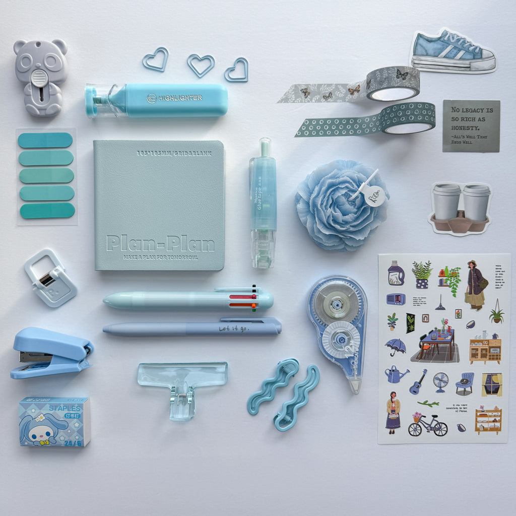 💙 Powder Blue Bundle — Calm Focus, Light Ease