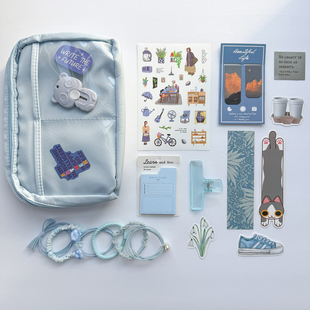 💙 Powder Blue Bundle — Calm Focus, Light Ease