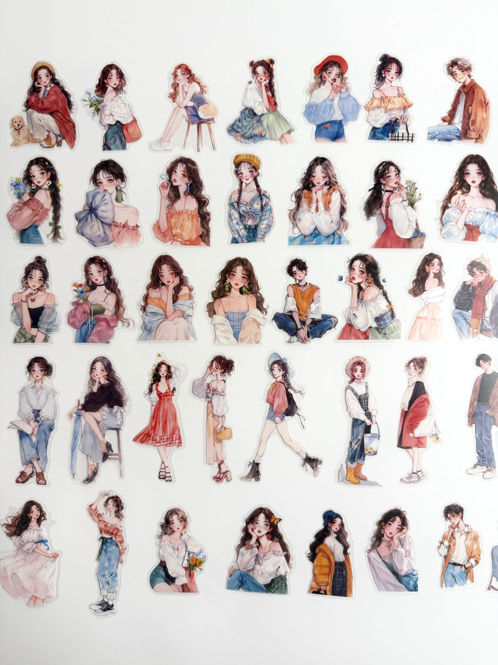 💗 Blush Daydream Sticker Tin – 100 Pieces