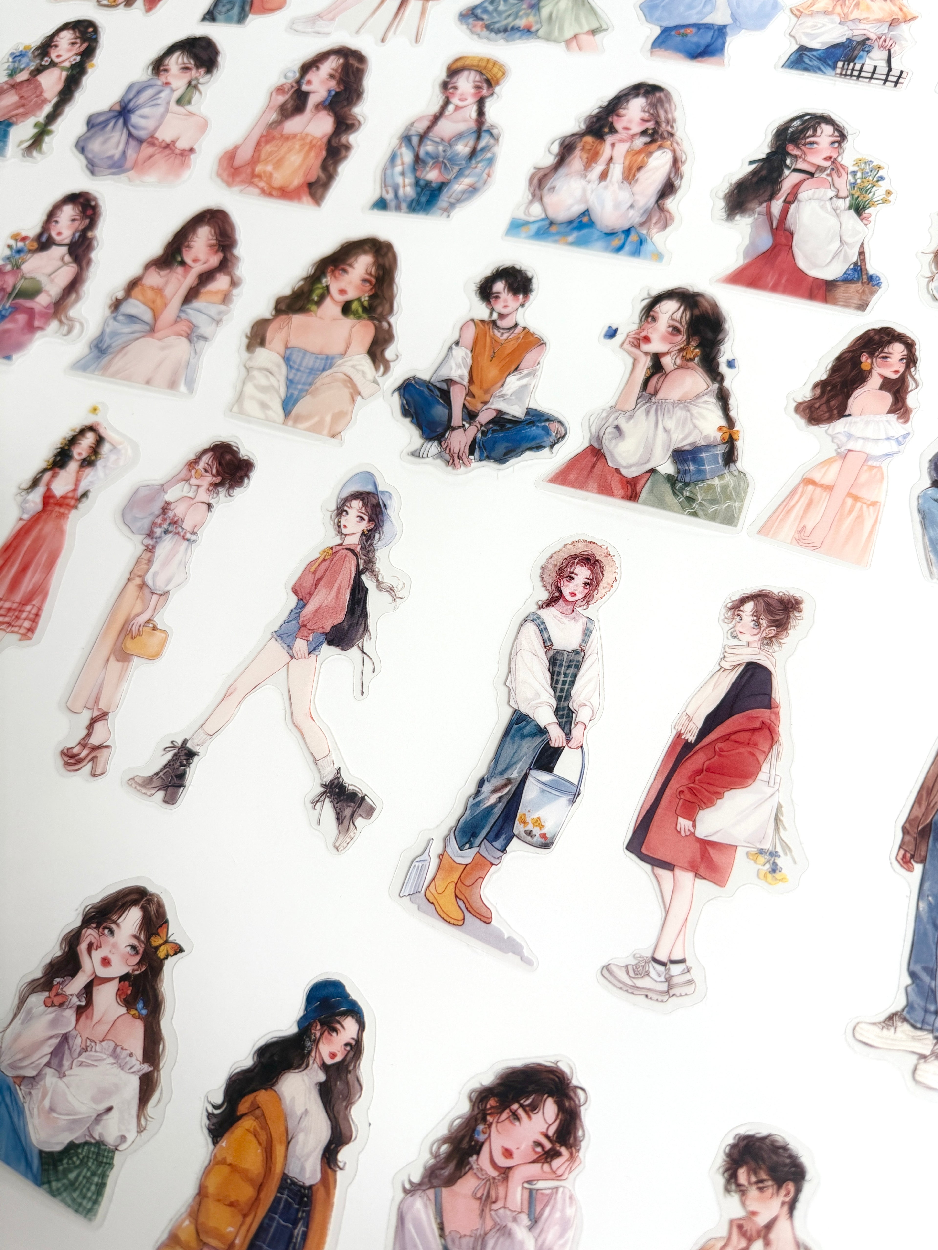 💗 Blush Daydream Sticker Tin – 100 Pieces