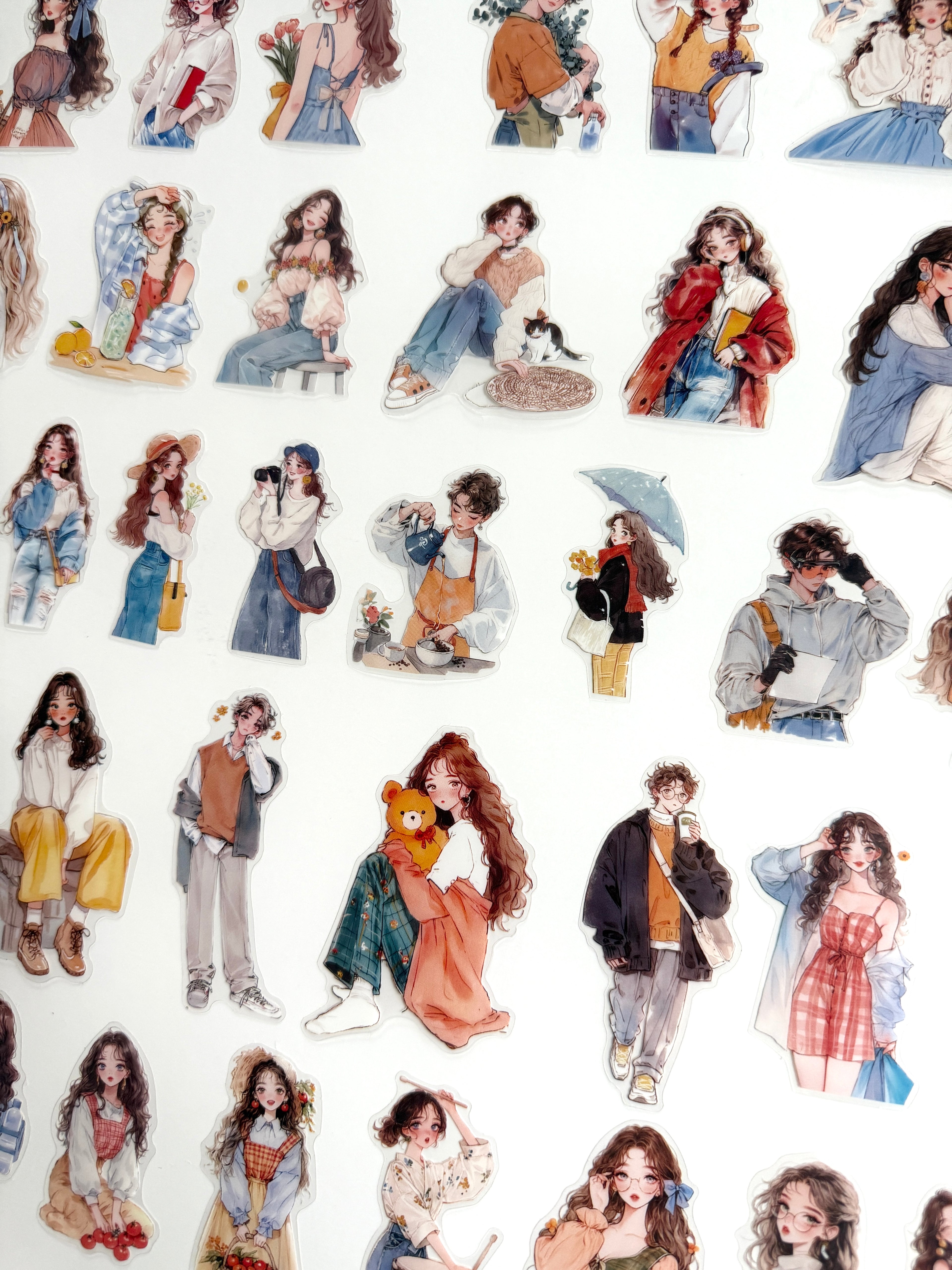 🩵 Blue Daydream Sticker Tin – 100 Pieces