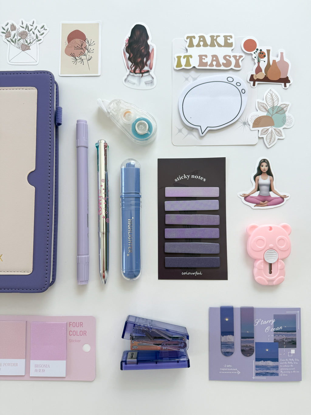 💜 Lilac Calm Planner Bundle