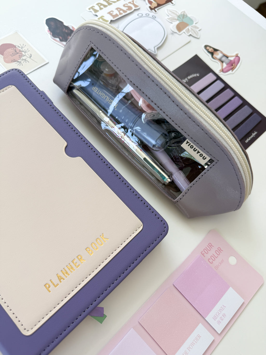 💜 Lilac Calm Planner Bundle