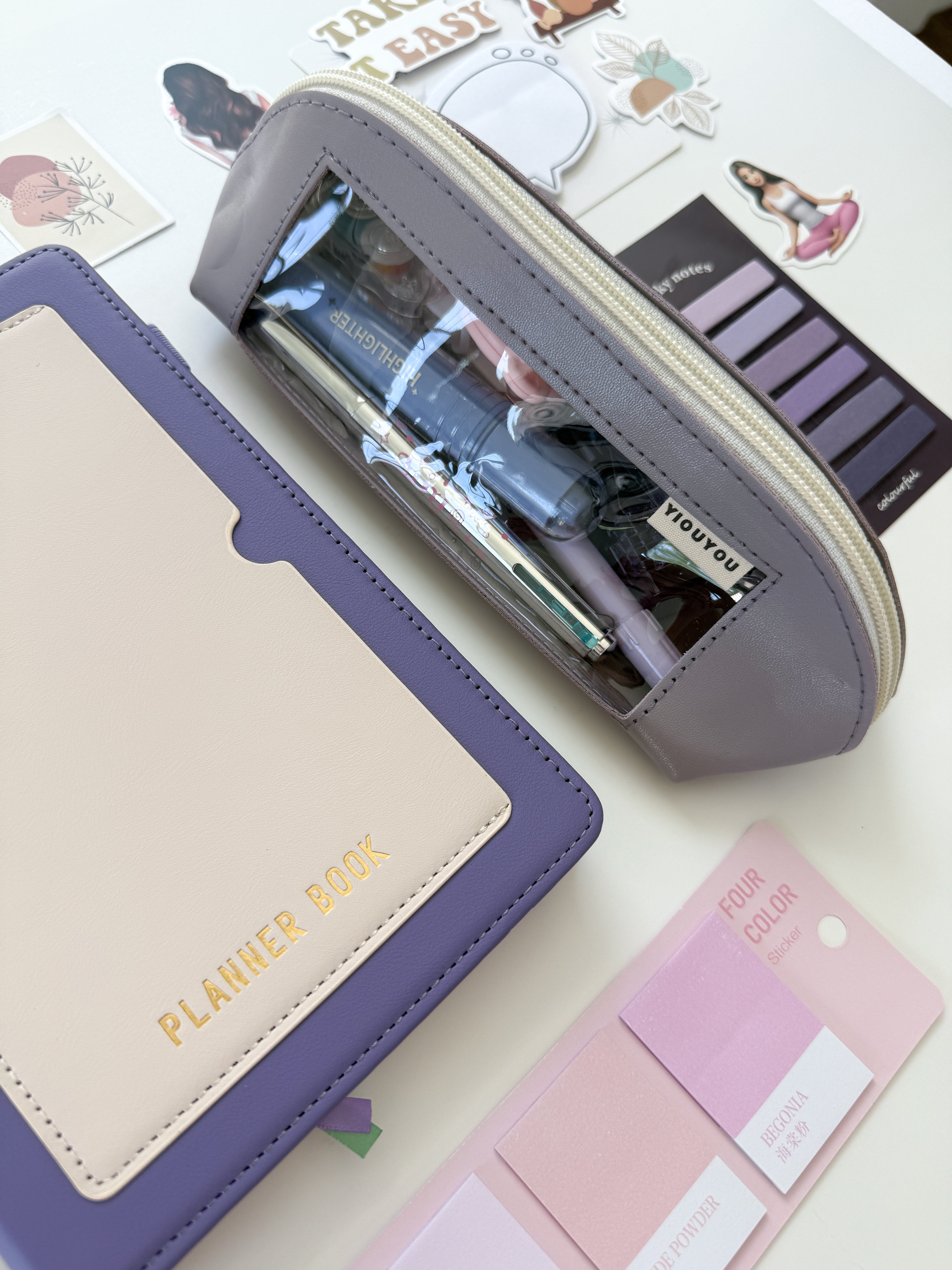 💜 Lilac Calm Planner Bundle