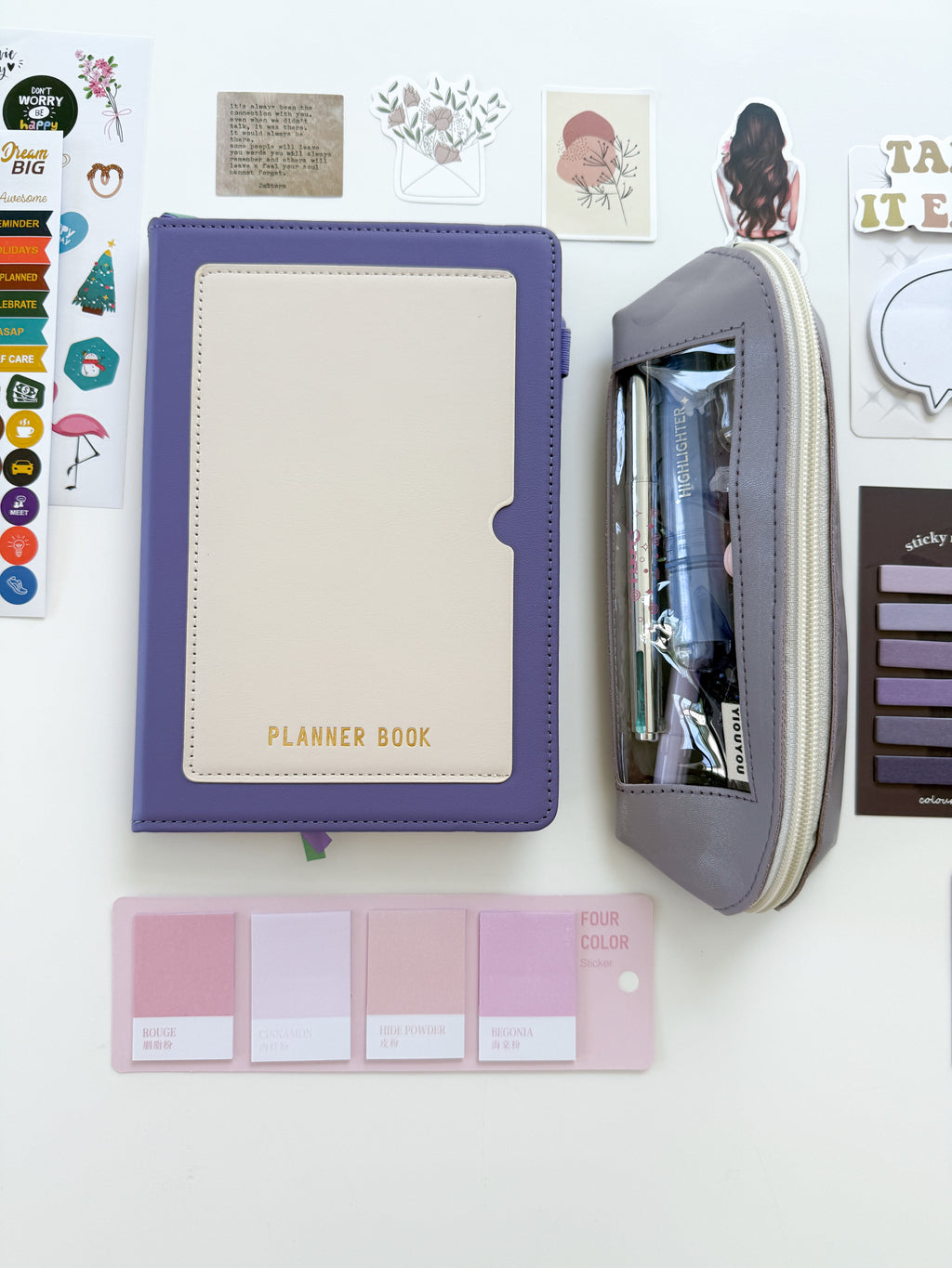 💜 Lilac Calm Planner Bundle