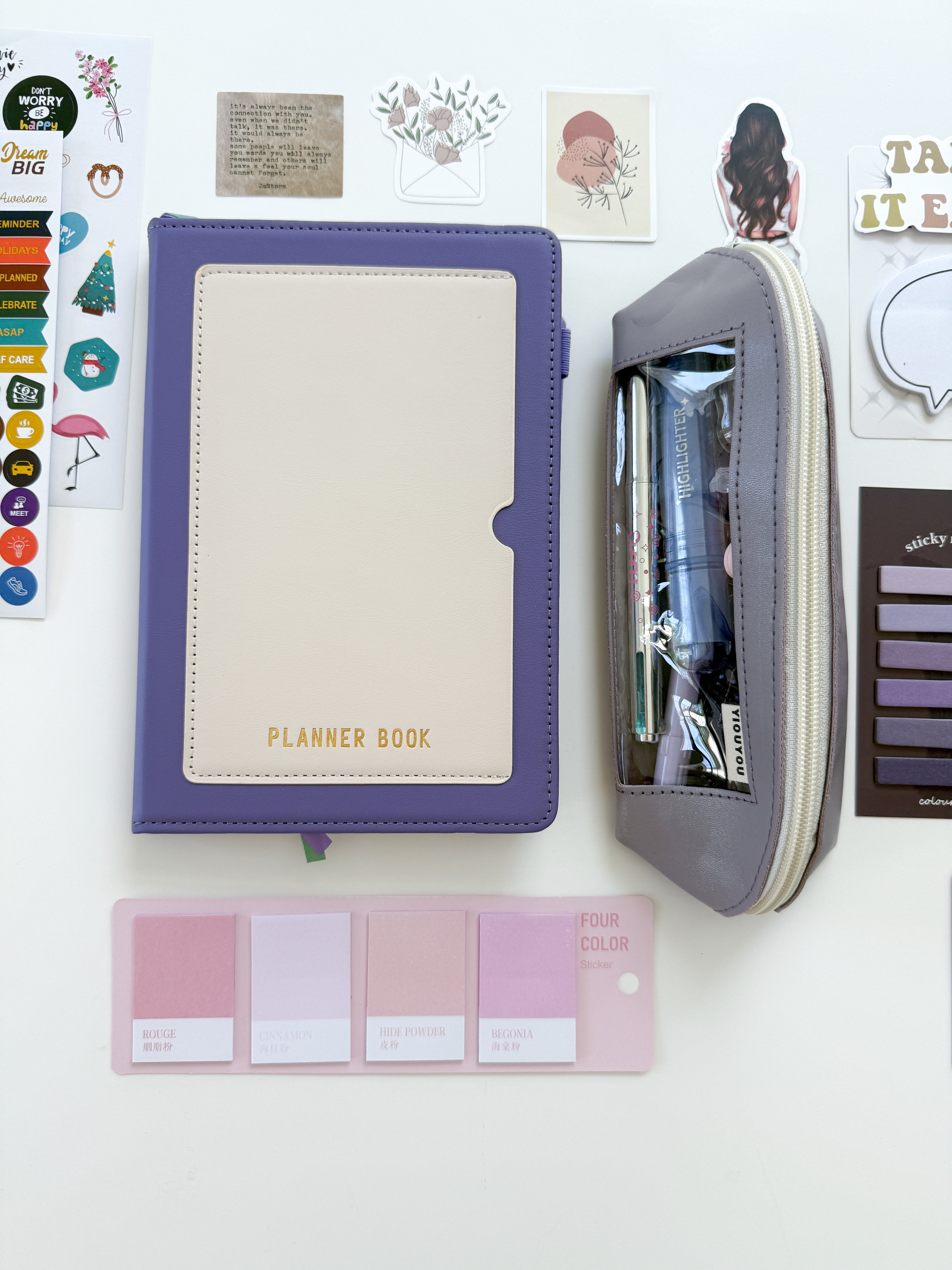 💜 Lilac Calm Planner Bundle