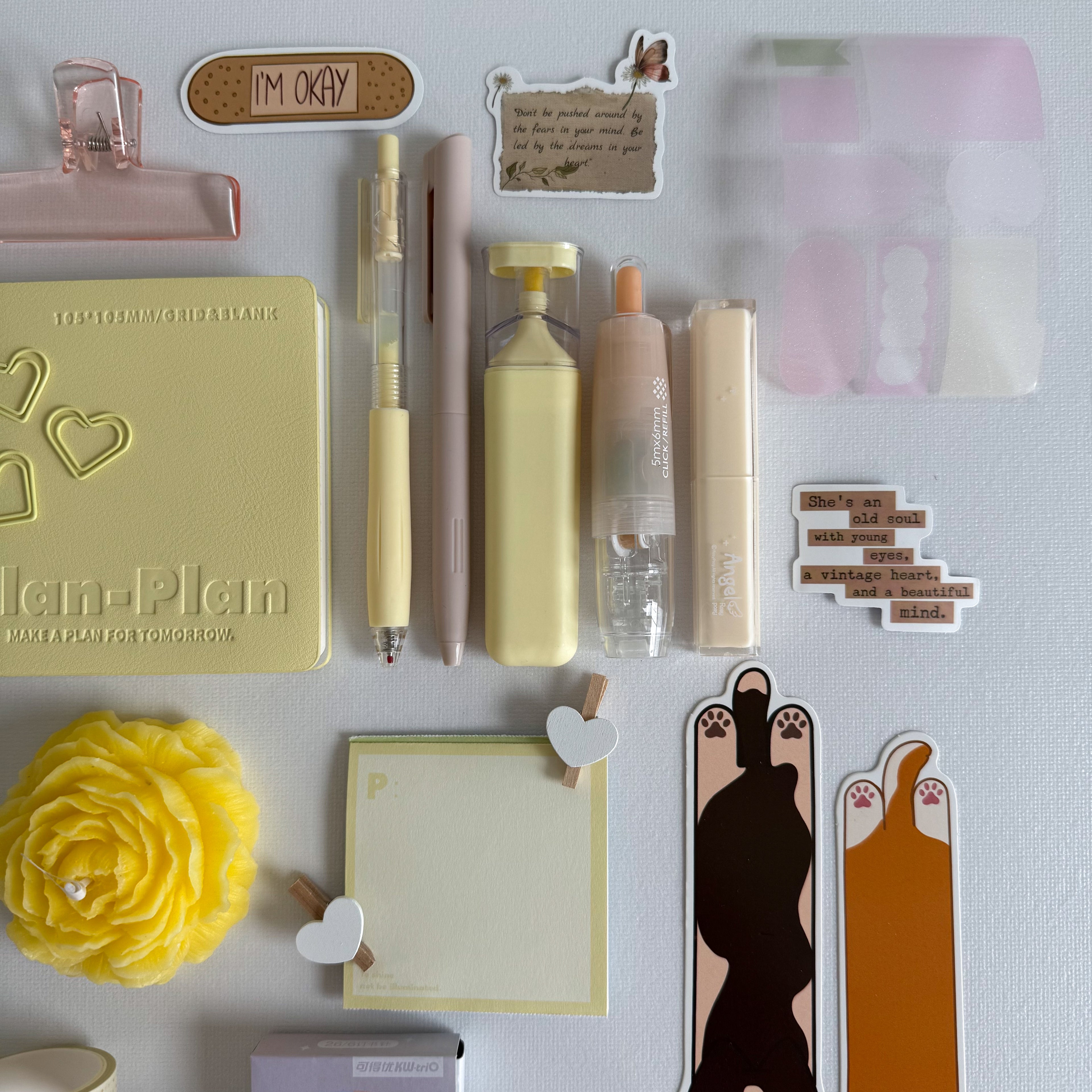 💛 Butter Yellow Bundle — Warm Light, Gentle Comfort