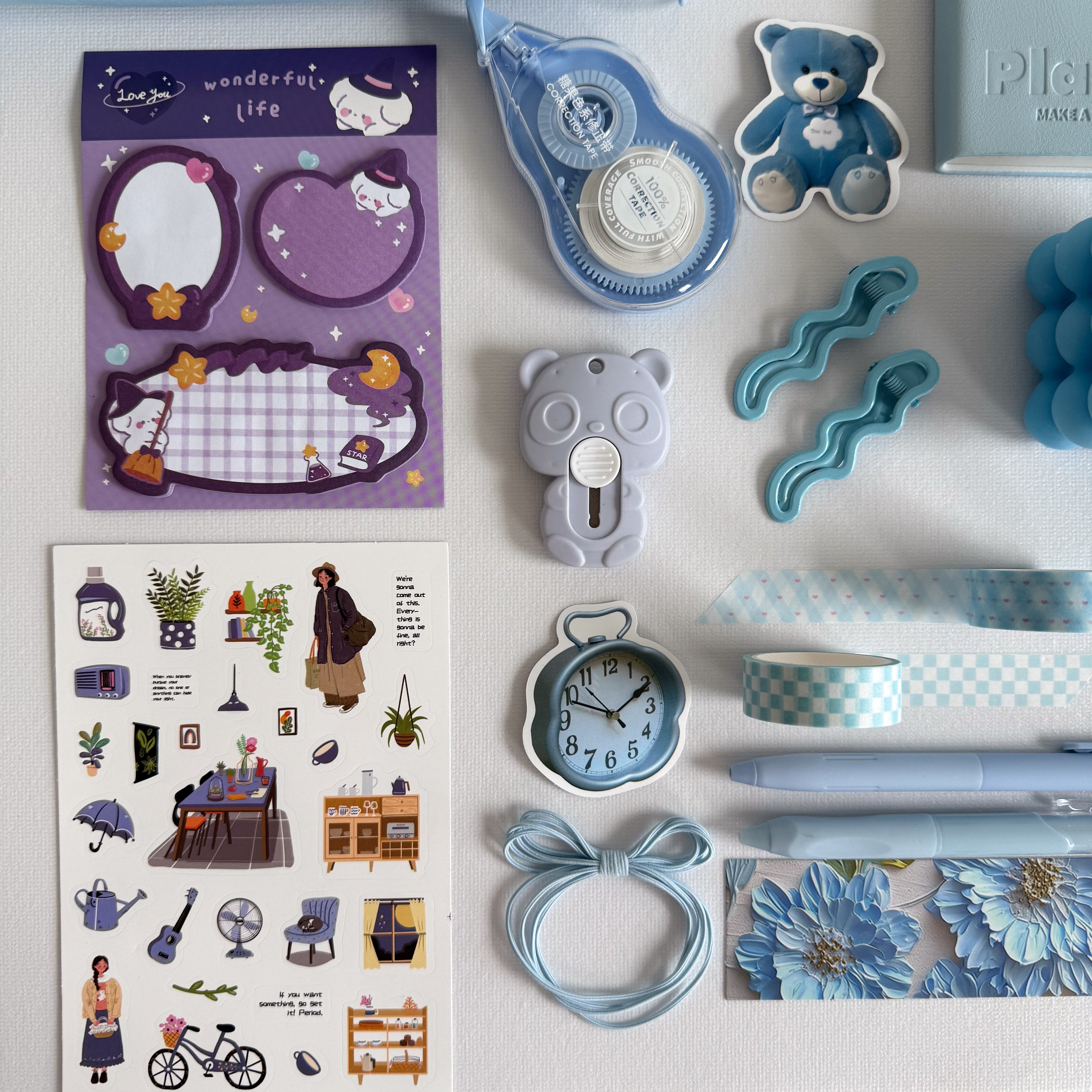 💙 Powder Blue Bundle — Calm Focus, Light Ease