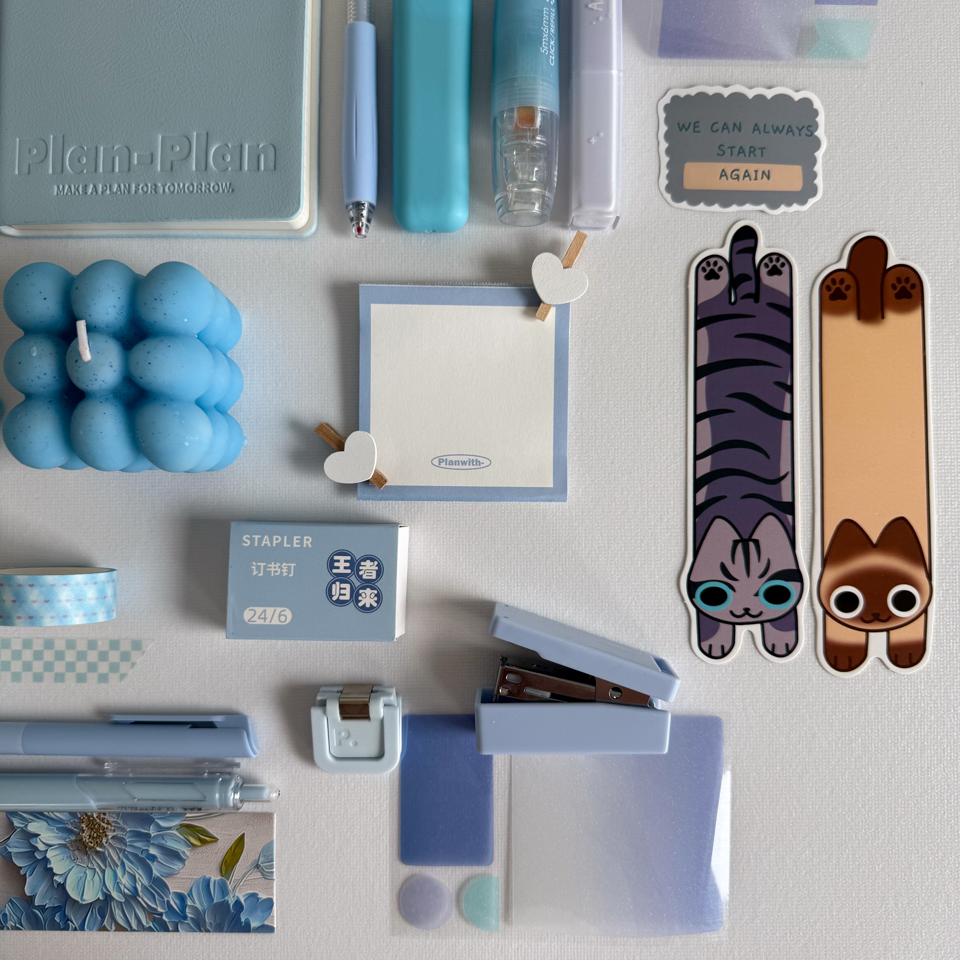 💙 Powder Blue Bundle — Calm Focus, Light Ease